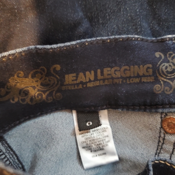 Size 0 express low rise jean legging - Picture 3 of 4